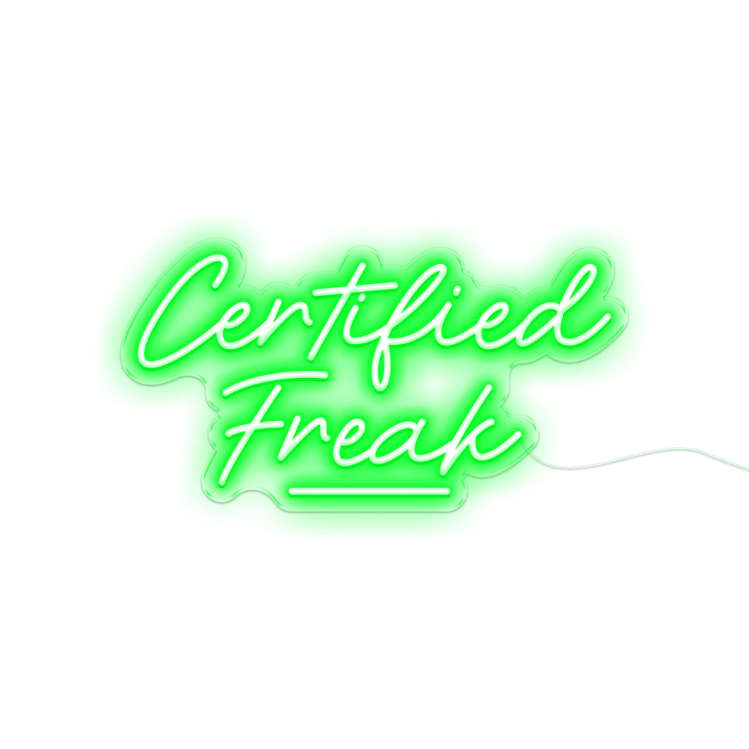 Certified Freak
