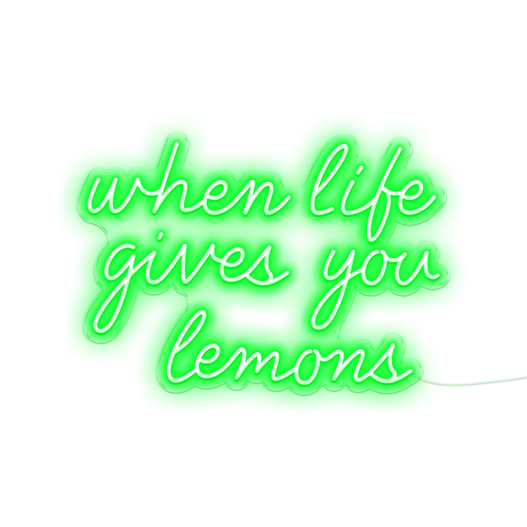 When Life Gives You Lemons