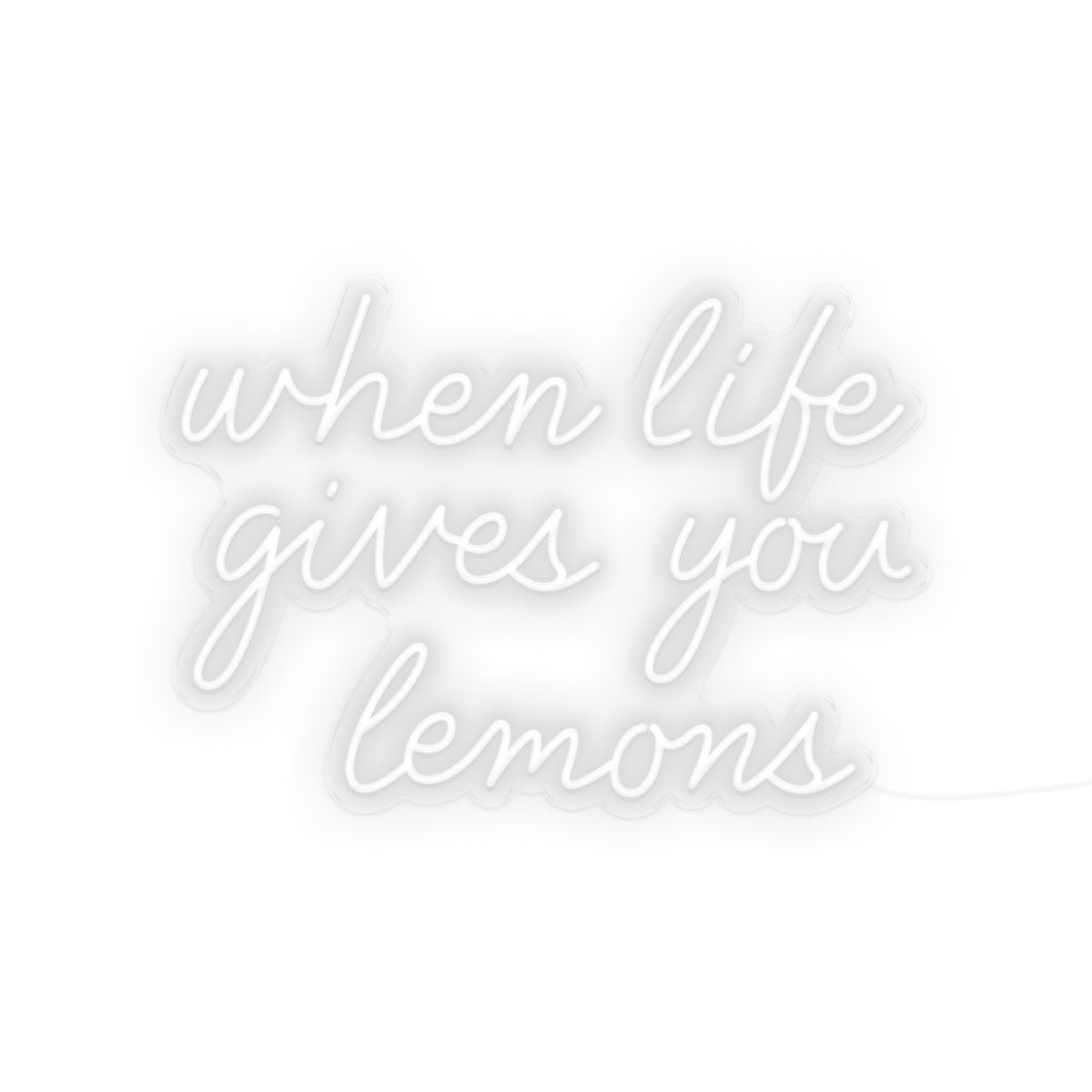 When Life Gives You Lemons