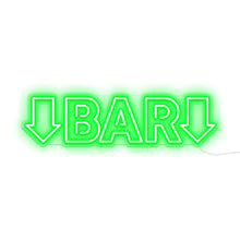 Load image into Gallery viewer, LED Neon Bar Sign in Green Color
