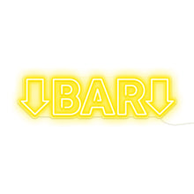 Load image into Gallery viewer, Neon Bar Signs in Yellow Colour
