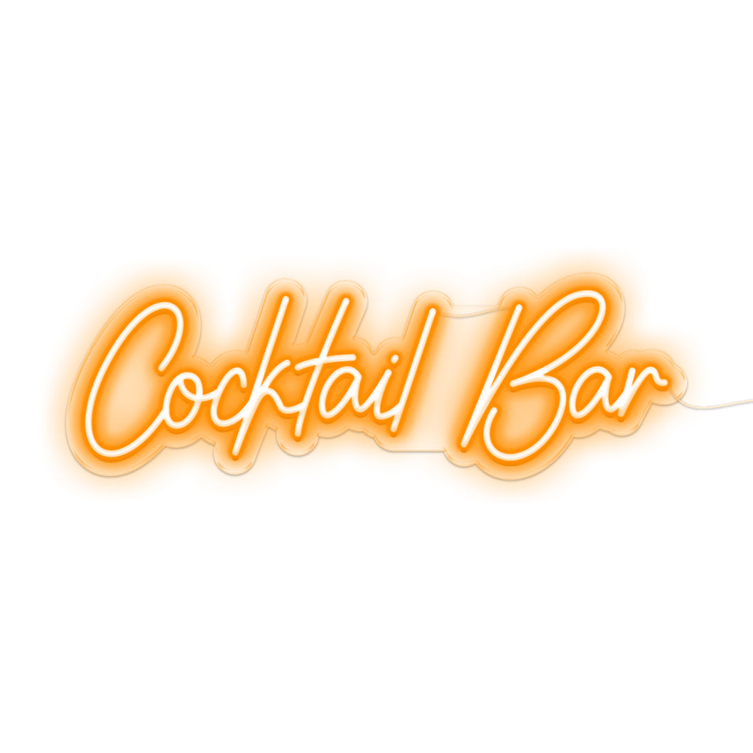 cocktail bar neon sign