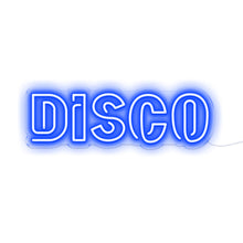Load image into Gallery viewer, Blue Light Disco Neon Sign
