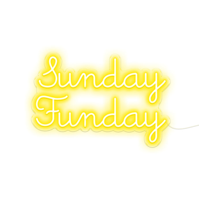 Shop Sunday Funday Neon Signs